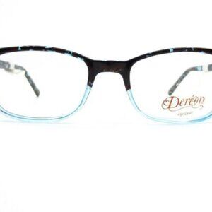 Dereon Eyeglasses Frames Womens Blue Black Tortoise DOV520 52-19-140 Frame